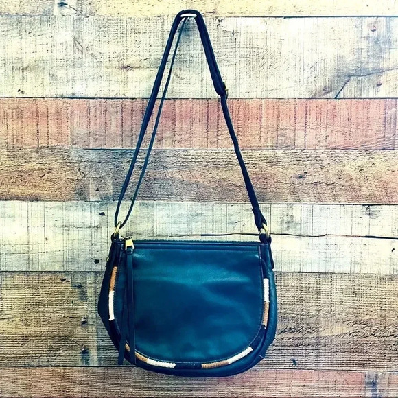 NWOT The Sak Sayulita Leather Saddle Bag - Picture 1 of 10